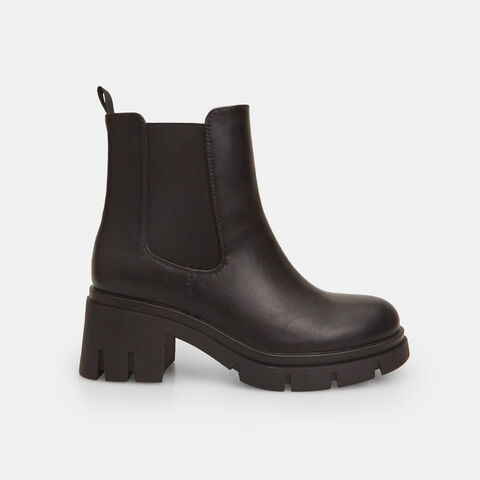 Botines Chelsea para mujer con tacón midi, Negro Botines Chelsea para mujer con tacón midi, Negro